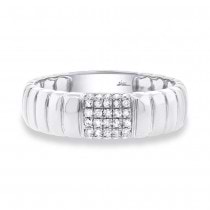0.14ct 14k White Gold Diamond Lady's Ring
