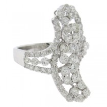 2.16ct 18k White Gold Diamond Lady's Ring