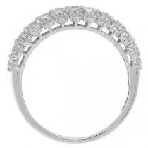 0.98ct 18k White Gold Diamond Lady's Ring