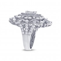 5.46ct 18k White Gold Diamond Lady's Ring