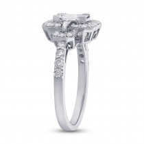 0.86ct 18k White Gold Diamond Lady's Ring