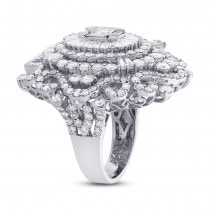 6.53ct 18k White Gold Diamond Lady's Ring
