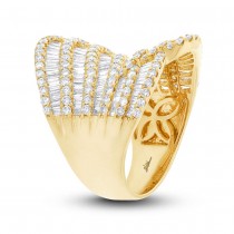 3.63ct 18k Yellow Gold Diamond Lady's Ring