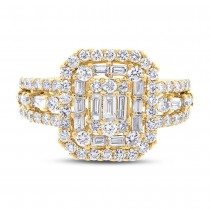1.40ct 18k Yellow Gold Diamond Lady's Ring