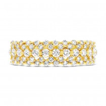 0.98ct 18k Yellow Gold Diamond Lady's Ring