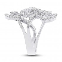 1.89ct 18k White Gold Diamond Lady's Ring