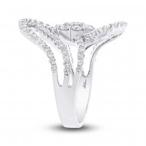 1.83ct 18k White Gold Diamond Lady's Ring