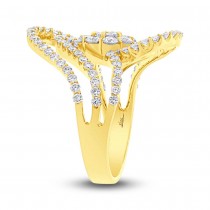1.83ct 18k Yellow Gold Diamond Lady's Ring