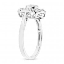 0.75ct 18k White Gold Diamond Baguette Lady's Ring