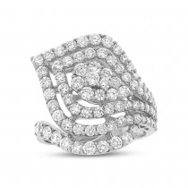 2.53ct 18k White Gold Diamond Lady's Ring