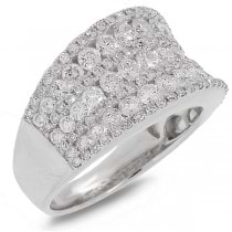 1.99ct 14k White Gold Diamond Lady's Ring