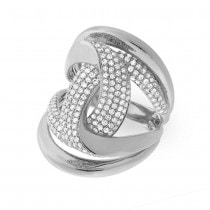 1.15ct 14k White Gold Diamond Lady's Ring