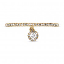 0.16ct 14k Yellow Gold Diamond Lady's Ring Size 3