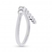 0.44ct 14k White Gold Diamond Lady's Ring Size 6