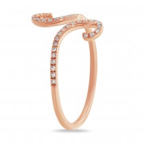 0.13ct 14k Rose Gold Diamond Lady's Ring