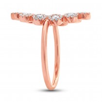 0.72ct 14k Rose Gold Diamond Lady's Ring