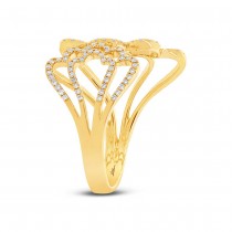 0.31ct 14k Yellow Gold Diamond Lady's Ring