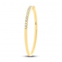 0.07ct 14k Yellow Gold Diamond Lady's Ring