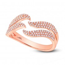 0.35ct 14k Rose Gold Diamond Lady's Ring
