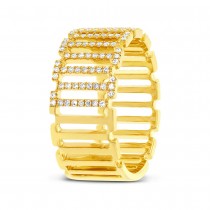 0.31ct 14k Yellow Gold Diamond Lady's Ring