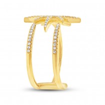 0.26ct 14k Yellow Gold Diamond Lady's Ring