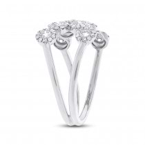 0.69ct 14k White Gold Diamond Lady's Ring