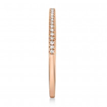 Diamond Accented Danity Band 14k Rose Gold (0.08ct)