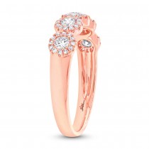 0.57ct 14k Rose Gold Diamond Lady's Ring