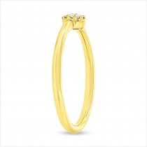 0.09ct 14k Yellow Gold Diamond Lady's Ring