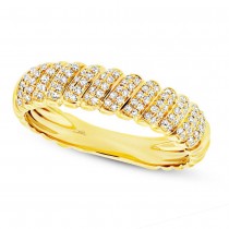 0.28ct 14k Yellow Gold Diamond Lady's Ring