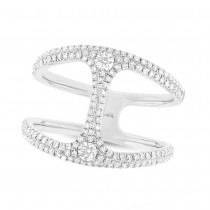 0.54ct 14k White Gold Diamond Lady's Ring