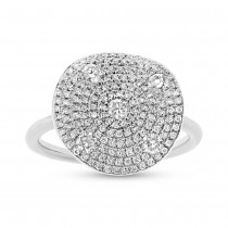 0.68ct 14k White Gold Diamond Lady's Ring