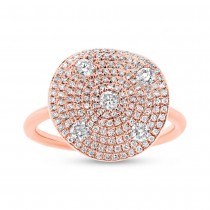 0.68ct 14k Rose Gold Diamond Lady's Ring