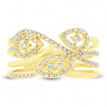 0.35ct 14k Yellow Gold Diamond Lady's Ring