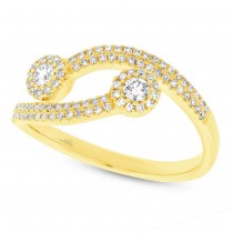 0.37ct 14k Yellow Gold Diamond Lady's Ring