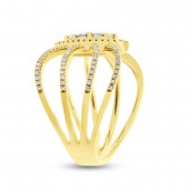 0.46ct 14k Yellow Gold Diamond Lady's Ring