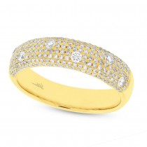 0.63ct 14k Yellow Gold Diamond Lady's Ring
