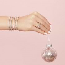 Baguette Diamond Channel Set Bangle Bracelet 14k White Gold (1.74ct)