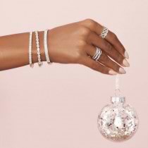 Round Diamond Channel Set Bangle Bracelet 14k White Gold (1.70ct)