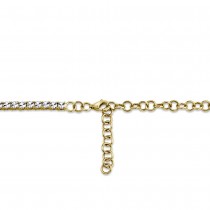 Diamond Tennis Necklace 14k Yellow Gold (0.95ct)