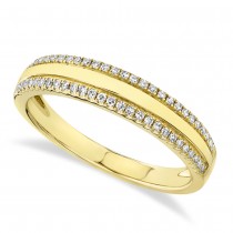 Diamond Accented Band 14k Yellow Gold (0.17ct)