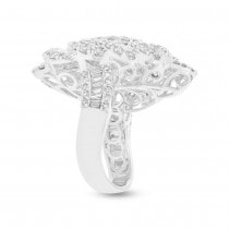 5.62ct 18k White Gold Diamond Lady's Ring