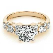 Diamond Garland Engagement Ring Setting 14K Yellow Gold (0.66ct)