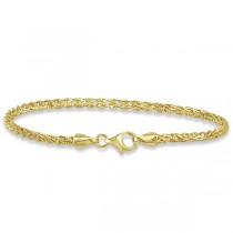 Fashion Rope Chain Bracelet in 14k Yellow Gold