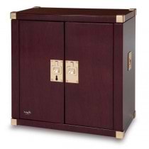 Rapport London Mariner's Chest & Double Watch Winder in Mahogany Wood