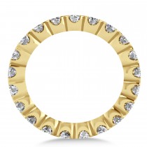 Diamond Eternity Wedding Band Ring 14K Yellow Gold (2.10ct)