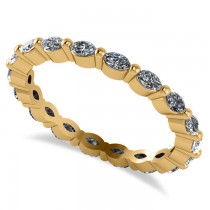 Diamond Marquise Wedding Ring Band 14k Yellow Gold (0.74ct)