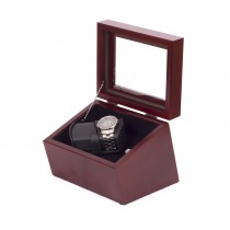 Double Mahogany Watch Winder in Solid Cherry w/ 4 Winder programs