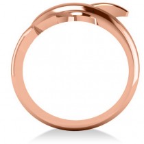 Summertime Dolphin Fashion Ring 14k Rose Gold size 6.5