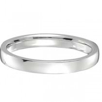 Palladium Wedding Ring Low Dome Comfort Fit (2mm) Size 8